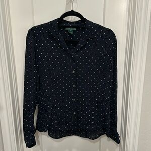 Lauren by Ralph Lauren 100% Silk Blouse Size 4